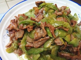 牛肉炒苦瓜的做法