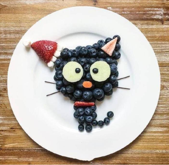 简单漂亮的幼儿水果拼盘图片